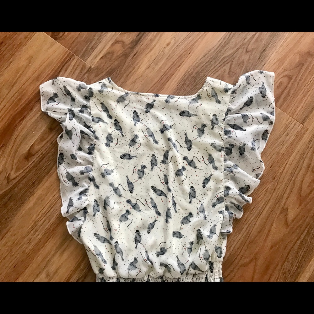DONATED! Darling Forever 21 Bird Shirt 🐦 - Picture 7 of 8